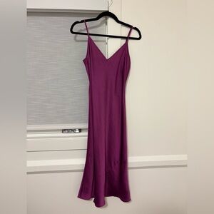 EUC Aritzia Wilfred Purple Slip Dress s small midi